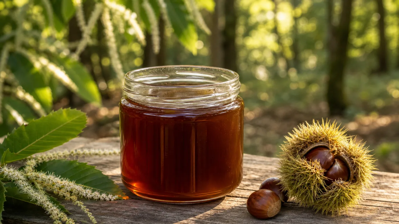Miel de châtaignier : goût, texture et accords